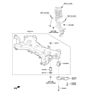 Diagram for Hyundai Front Cross-Member - 62405-C2050