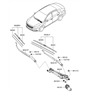 Diagram for Hyundai Wiper Blade - 98360-3S000