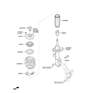 Diagram for Hyundai Shock Absorber - 54651-C2800