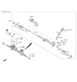 Diagram for Hyundai Steering Gear Box - 57700-C2000