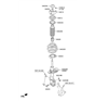 Diagram for Hyundai Coil Springs - 54630-3V011