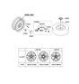 Diagram for Hyundai Azera Spare Wheel - 52910-3V360