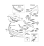Diagram for Hyundai Fog Light - 92201-3X000