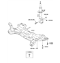 Diagram for Hyundai Front Cross-Member - 62400-3Y000