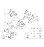 Diagram for Hyundai Shift Indicator - 8465X-3X450-FP