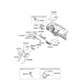 Diagram for Hyundai Elantra Steering Column Cover - 84850-3Y000-RY
