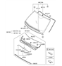 Diagram for Hyundai Windshield Washer Nozzle - 98630-2B000
