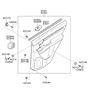 Diagram for Hyundai Power Window Switch - 93580-2B000-BS