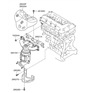 Diagram for Hyundai Exhaust Manifold Gasket - 28521-3C712