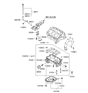 Diagram for Hyundai Veloster Oil Filter - 26300-35503