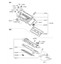 Diagram for Hyundai Crankcase Breather Hose - 26720-23650