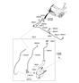 Diagram for Hyundai Windshield Washer Nozzle - 98630-2E500