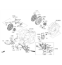 Diagram for Hyundai Clutch Fork - 41413-2B000