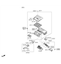 Diagram for Hyundai Ioniq Air Filter - 28113-G2700