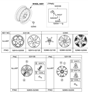 Diagram for Hyundai Ioniq Wheel Cover - 52960-G2000