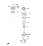 Diagram for Hyundai Coil Spring Insulator - 54623-A5000