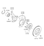 Diagram for Hyundai Steering Knuckle - 51716-A5000