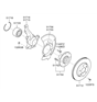 Diagram for Hyundai Brake Disc - 51712-3X000