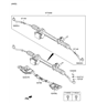 Diagram for Hyundai Steering Gear Box - 57700-B1205