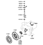 Diagram for Hyundai Clutch Fork - 41431-3A000