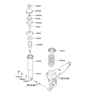 Diagram for Hyundai Coil Springs - 55350-26010