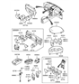 Diagram for Hyundai Mirror Switch - 93530-26020