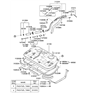 Diagram for Hyundai Fuel Tank Strap - 31210-26300