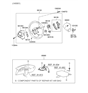 Diagram for Hyundai Steering Wheel - 56110-26501-GK