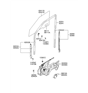 Diagram for Hyundai Santa Fe Window Motor - 98820-26100
