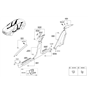 Diagram for Hyundai Steering Gear Box - 57700-21010