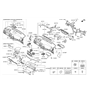 Diagram for Hyundai Elantra Steering Column Cover - 84855-F3000-TRY
