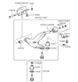 Diagram for Hyundai Ball Joint - 54503-22A00