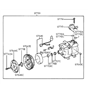 Diagram for Hyundai Accent A/C Compressor - 97701-22060