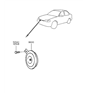 Diagram for Hyundai Accent Horn - 96610-22300