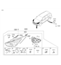 Diagram for Hyundai Light Socket - 92166-F1000