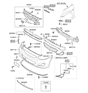 Diagram for Hyundai Emblem - 86363-1R000