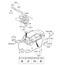Diagram for Hyundai Wiper Blade - 98850-1R000