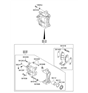 Diagram for Hyundai Brake Pad Set - 58101-1RA00