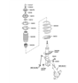 Diagram for Hyundai Coil Spring Insulator - 54623-2K000