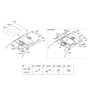 Diagram for Hyundai Sun Visor - 85210-1R110-8M