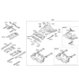 Diagram for Hyundai Floor Pan - 65121-1R300