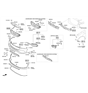 Diagram for Hyundai Bumper - 86511-4Z500