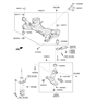 Diagram for Hyundai Ball Joint - 54530-3S100