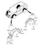 Diagram for Hyundai Wheelhouse - 86811-4Z500
