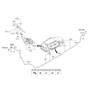Diagram for Hyundai Wiper Blade - 98360-1G000