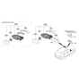 Diagram for Hyundai Car Mirror - 87610-D3410