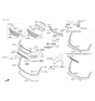 Diagram for Hyundai Bumper - 86511-D3000