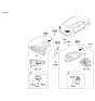Diagram for Hyundai Light Socket - 92480-D3010