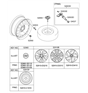 Diagram for Hyundai Tucson Spare Wheel - 52910-D3310