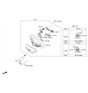 Diagram for Hyundai Cruise Control Switch - 96720-D3200-4X